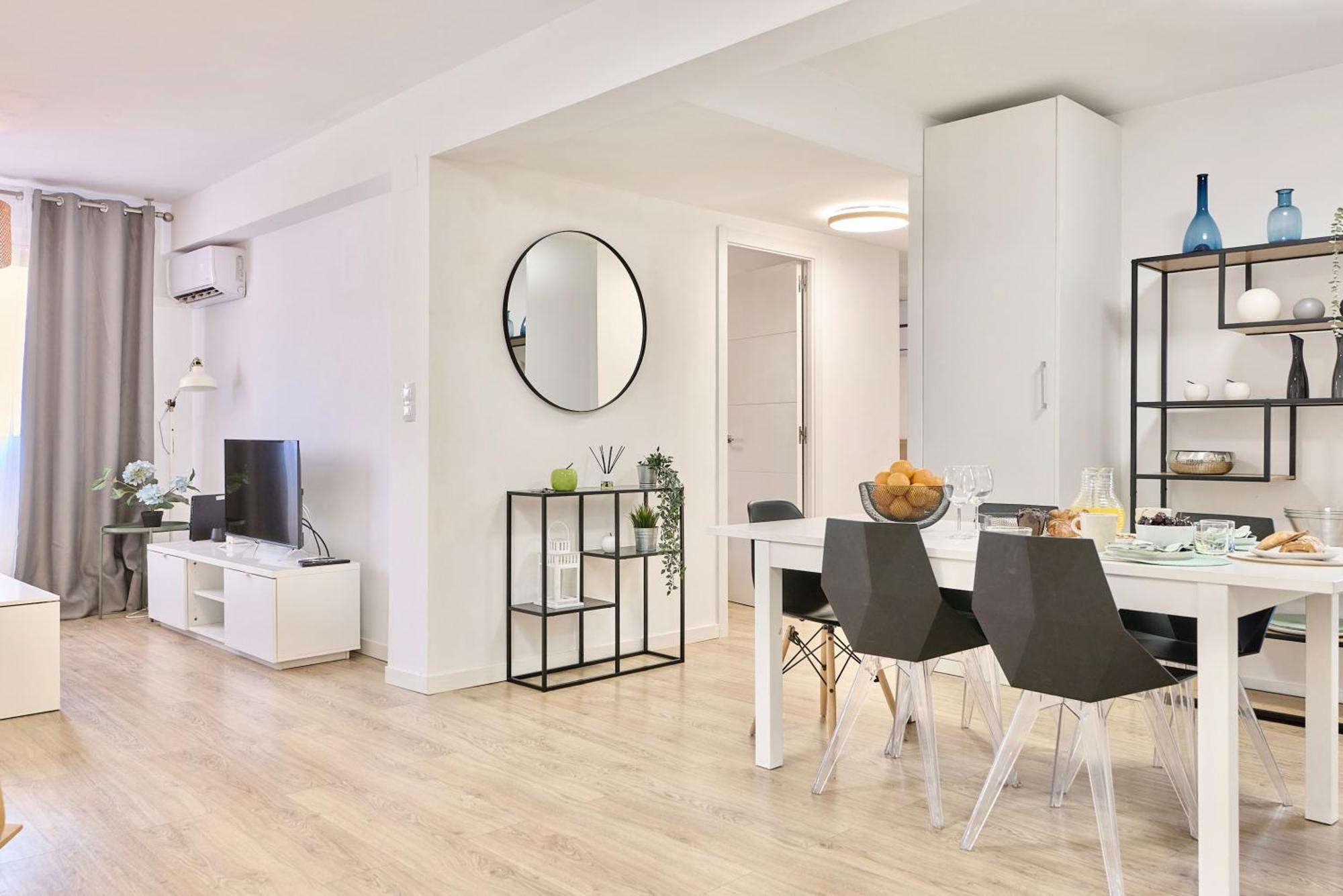 Spacious, Sunny Flat By City Of Arts & Sciences Valencia Exterior foto